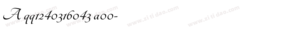 A qq1240316043 a00字体转换